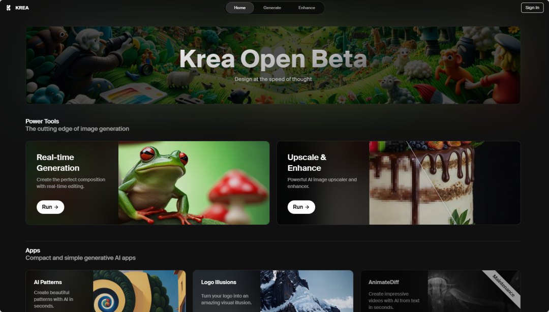 Krea AI最简单的图像生成工具,可实时绘画 Krea AI最简单的图像生成工具,可实时绘画